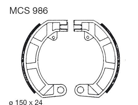 Zavorne čeljusti LUCAS MCS 986